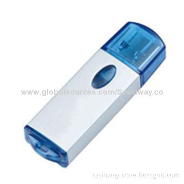 Promotional USB Flash Drive, Full Capacities from 1-64GB, Customized Packaging Types/Logos Accepted